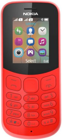 Мобильный телефон Nokia 130 2017 Dual sim Red