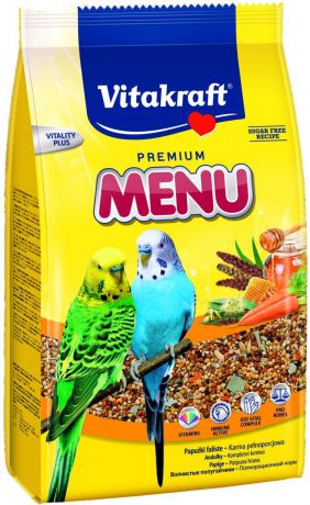 Корм Vitakraft Menu Vital основной для волнистых попугаев (1 кг, )