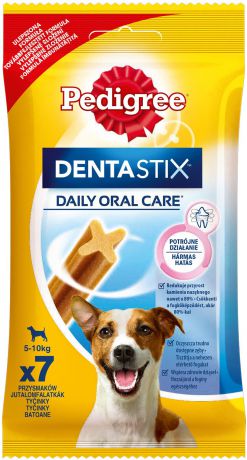 Лакомство Pedigree Denta Stix пластинки для снятия зубного камня у мелких собак 110 г (110 г, )