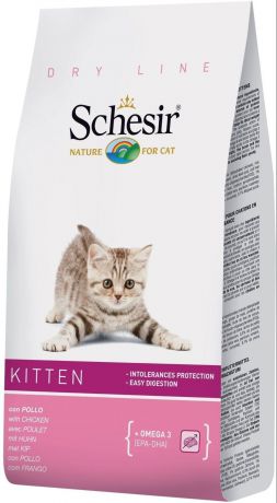 Сухой корм Schesir Kitten для котят (1,5 кг, )