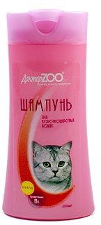 Шампунь Доктор ZOO для короткошерстных кошек (250мл, )