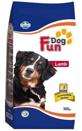 Сухой корм Farmina Fun Dog с ягненком для взрослых собак склонных к пищевой аллергии (10 кг, )
