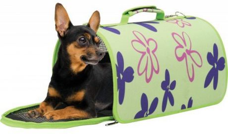 Сумка-переноска Zolux Flower Bag для кошек и собак (L, Черный)