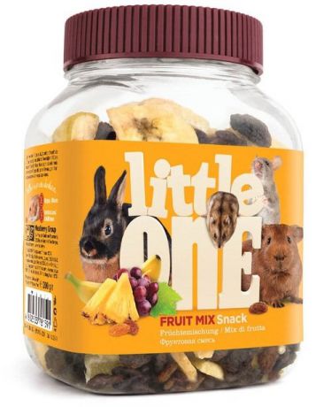 Лакомство Little One Snack Fruit Mix Фруктовая смесь для грызунов 200 г (200 г, )