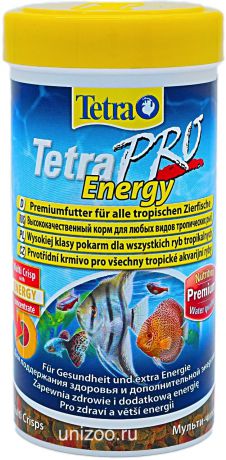 Корм Tetra TetraPro Energy высококачественный энергетический для всех видов рыб (10 л (ведро))