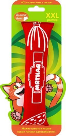 Игрушка Великий Кот Мятная Колбаса с шуршащим элементом для кошек (18 см, )