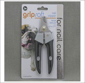 Когтерез JW Pet Grip Soft Large Deluxe Nail Clipper большой с ограничителем для собак