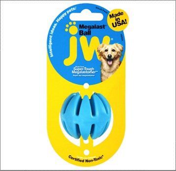 Игрушка JW Pet Megalast Ball Small Мячик суперупругий малый для собак
