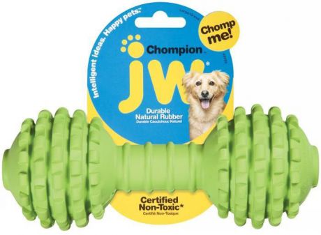Игрушка JW Pet Chompion Heavyweight Гантель с шипами большая для собак