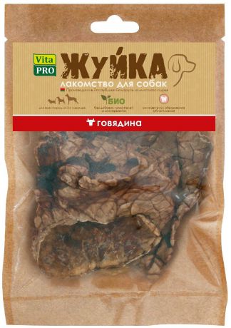 Лакомство Vita Pro Жуйка легкое говяжье для собак (35 г, Говядина)