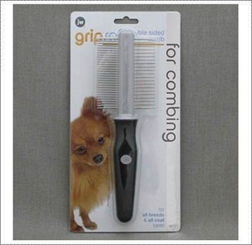 Расческа JW Pet Grip Soft Dog Double Sided Comb двусторонняя для собак
