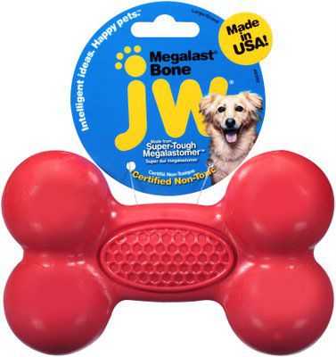 Игрушка JW Pet Megalast Bone Косточка суперупругая большая для собак