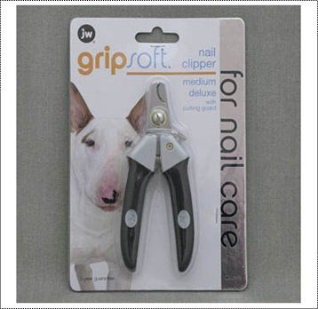 Когтерез JW Pet Grip Soft Medium Deluxe Nail Clipper средний с ограничителем для собак