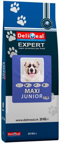 Сухой корм Delimeal Maxi Junior для щенков крупных пород (20 кг, С мясом птицы)