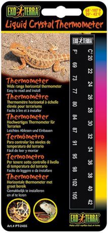 Термометр Exo Terra Liquid Crystal Thermometer для террариумов (18x8,5x0,5 см)