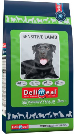 Сухой корм Delimeal Sensitive для собак с чувствительным пищеварением (20 кг, С мясом лосося)
