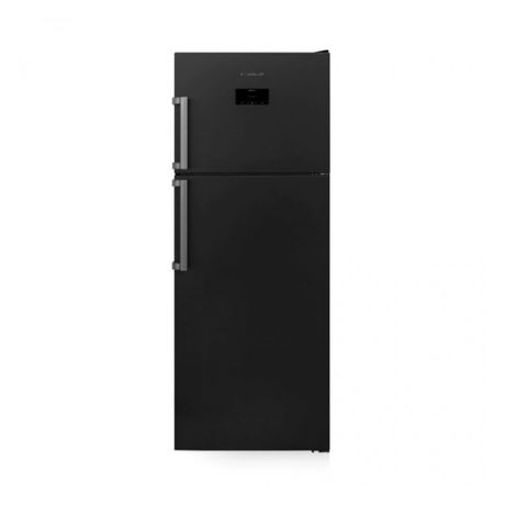Холодильник SCANDILUX TMN478EZ D/X, двухкамерный, черный