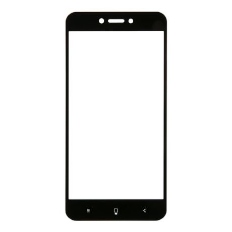 Защитное стекло для экрана REDLINE для Xiaomi Redmi Go, прозрачная, 1 шт, черный [ут000017456]