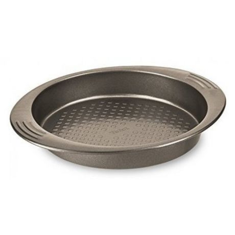 Форма для выпечки круглого пирога Tefal Easy Grip углеродистая сталь, коричневая, 23 см J1629614