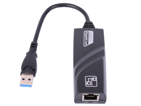 Greenconnect Конвертер-переходник USB 3.0 - LAN RJ-45 Giga Ethernet Card адаптер серия Greenline