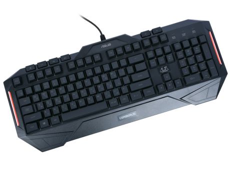 Клавиатура Asus CERBERUS MKII черный USB Multimedia LED