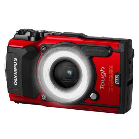 Фотоаппарат Olympus Tough TG-5 красный в комплекте с LG-1 (V104190RE030)