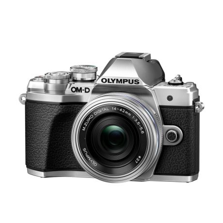 Фотоаппарат Olympus OM-D E-M10 Mark III Pancake Zoom Kit с 14-42 EZ cеребристый (V207072SE000)