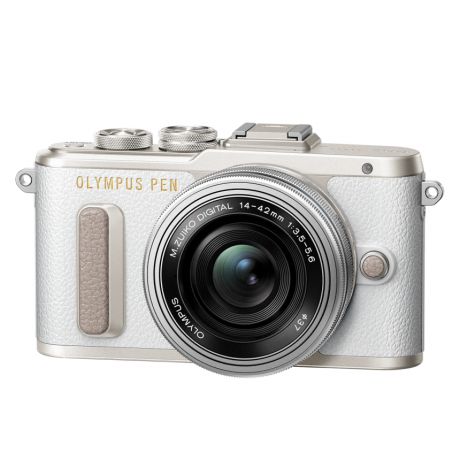 Фотоаппарат Olympus PEN E-PL8 Pancake Kit с 14-42 EZ белый (V205082WE000)