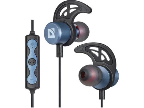 Bluetooth гарнитура Defender FreeMotion B685 Blue Беспроводные / Внутриканальные с микрофоном / 20 — 20 000 Гц / 96 дБ / BlueTooth / microUSB