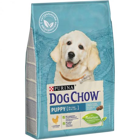 Сухой корм Purina Dog Chow для щенков всех пород, курица, пакет, 2,5 кг 12364516