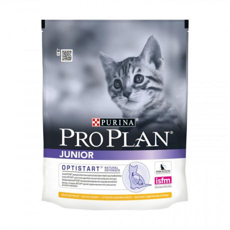 Сухой корм для котят Purina Pro Plan Junior, курица, пакет, 400 г 12171425