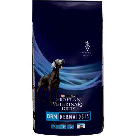 Сухой корм Purina Pro Plan Veterinary Diets DRM для собак всех пород при дерматозах, пакет, 12 кг 12274135