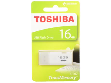 Флешка USB 16Gb Toshiba Hayabusa THN-U202W0160E4 белый