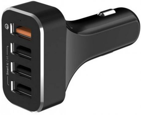 Сетевое зарядное устройство LAB.C LABC-584-BK 2.4А 4 x USB черный