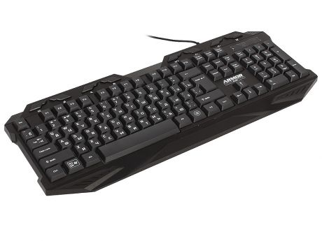 Клавиатура игровая CBR KB 868 Armor, USB, 104 кл + 9 доп., подсветка рабочего поля, 3 цвета подсветки проводная, 112 клавиш