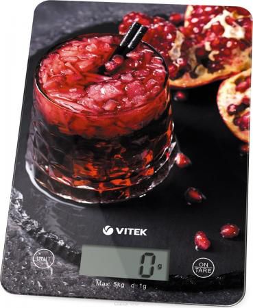 Весы кухонные Vitek VT-8032 (BK) Максимальный вес 5 кг. Автомтическое обнуление и отключение.