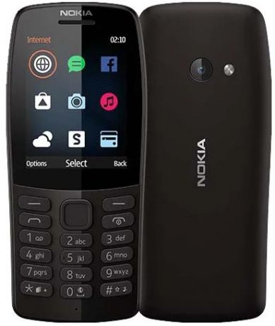 Мобильный телефон NOKIA 210 DS Black TA-1139, 2.4"