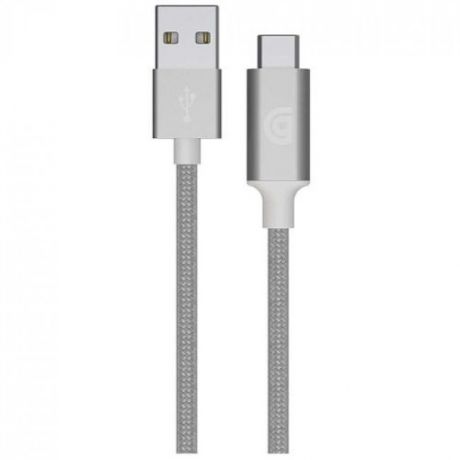 Кабель Griffin USB-A to USB-C Charge/Sync Cable, Braided 1m - Silver