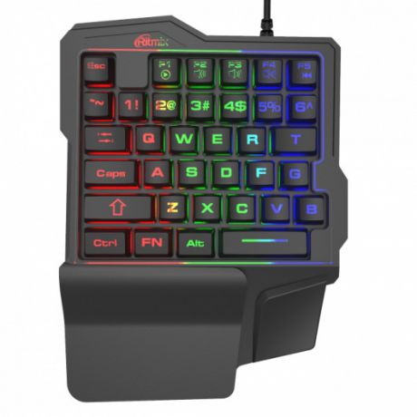 Игровой блок Ritmix RKB-209BL Gaming Black USB проводная, 35 клавиш
