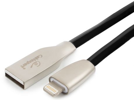 Кабель Cablexpert для Apple CC-G-APUSB01Bk-0.5M, AM/Lightning, серия Gold, длина 0.5м, черный, блистер