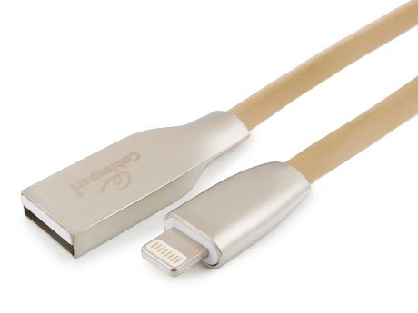 Кабель Cablexpert для Apple CC-G-APUSB01Gd-1M, AM/Lightning, серия Gold, длина 1м, золотой, блистер