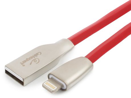 Кабель Cablexpert для Apple CC-G-APUSB01R-1M, AM/Lightning, серия Gold, длина 1м, красный, блистер