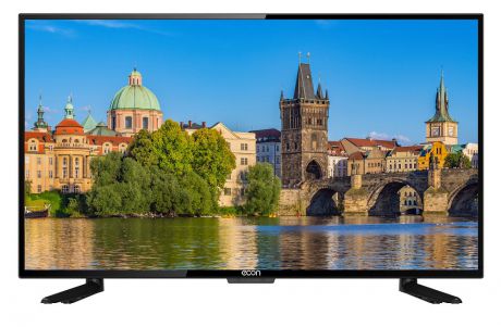 Телевизор ECON EX-43FT001B LED 43" Black, 16:9, 1920x1080, 120000:1, 300 кд/м2, USB, HDMI, VGA, AV, DVB-T2, C