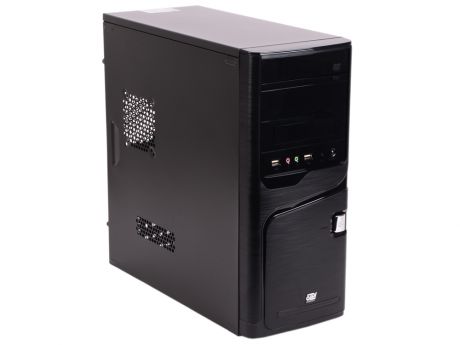Компьютер OLDI Computers Home 336 Системный блок Black / AMD Ryzen 5 1600 / 8GB / 1TB / GTX 1050 2GB / DVD±RW / noOS