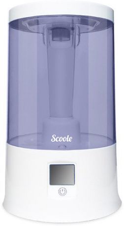 Увлажнитель воздуха Scoole SC HR UL 05 E (GS) (электронный, белый/фиолетовый, 300 мл/ч., 2.4 л.)