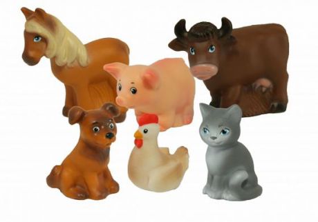 Резиновая игрушка для ванны ВЕСНА Домашние животные В2935 15 см