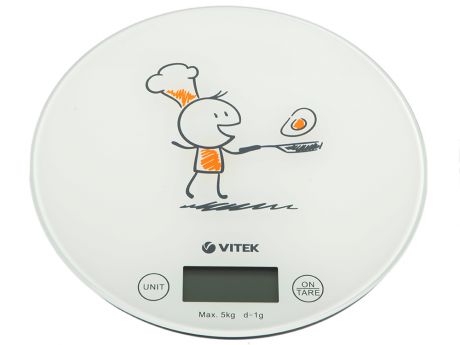 Весы кухонные Vitek VT-8018 W белый