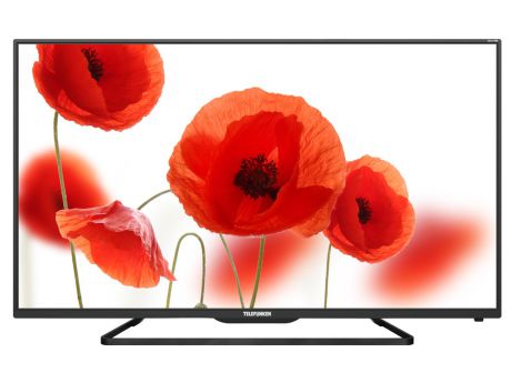 Телевизор Telefunken TF-LED55S37T2SU LED 55" Black, 16:9, 3840x2160, Smart TV, 3000:1, 350 кд/м2, 3xUSB, 3xHDMI, AV, RJ-45, Wi-Fi, DVB-T, T2, C