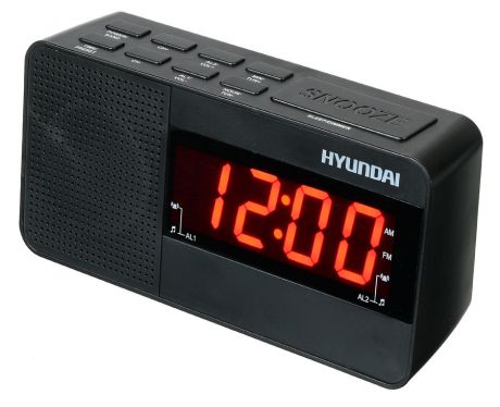 Радиобудильник Hyundai H-RCL200 чёрный