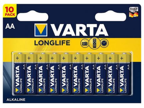 Батарейки VARTA Long Life AA блистер 10